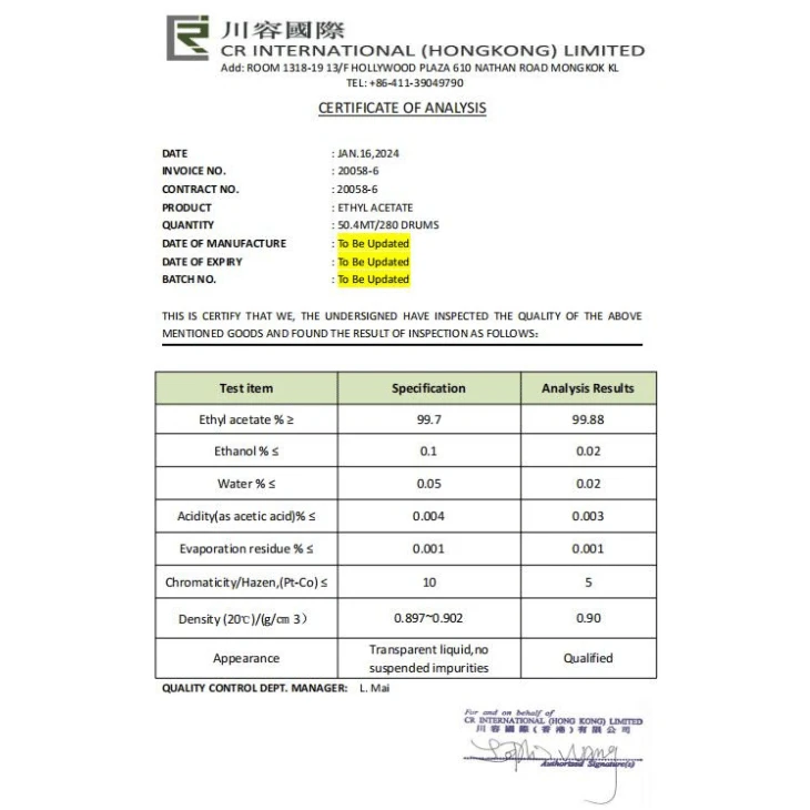 Ethyl Acetate Used in Paint