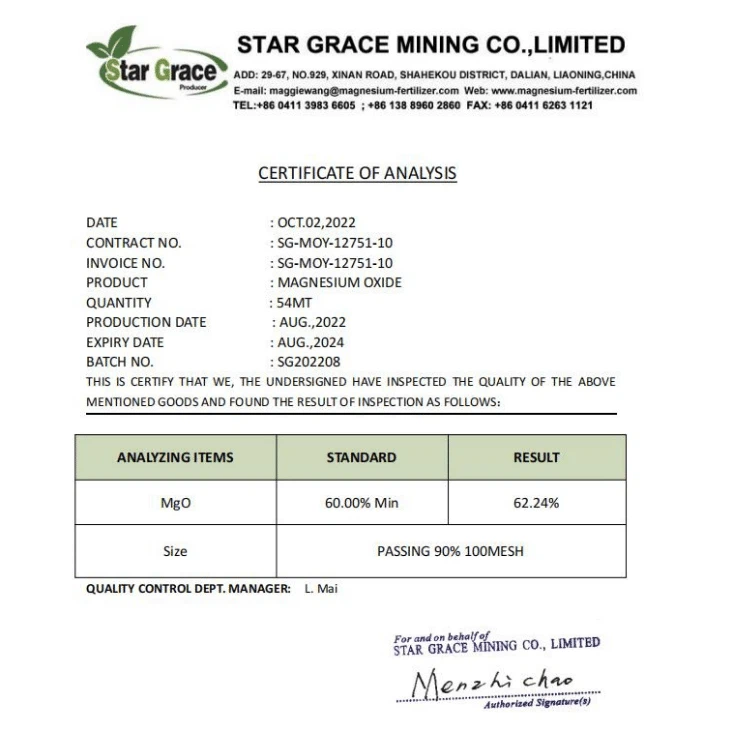 MgO for Adhesives